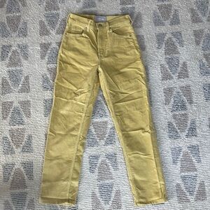 Everlane Mustard Corduroy Pants / New Without Tags, Unworn